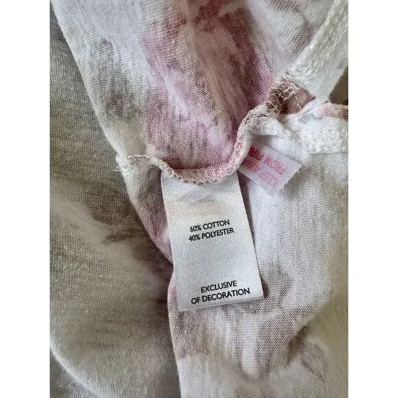 Laura Ashley Floral Pink Longsleeve Pajama Set Sz. Large - Picture 8 of 13